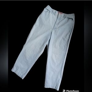 Gloria Vanderbilt Light Wash Jeans Women's Size 12 Baggy Wide Leg